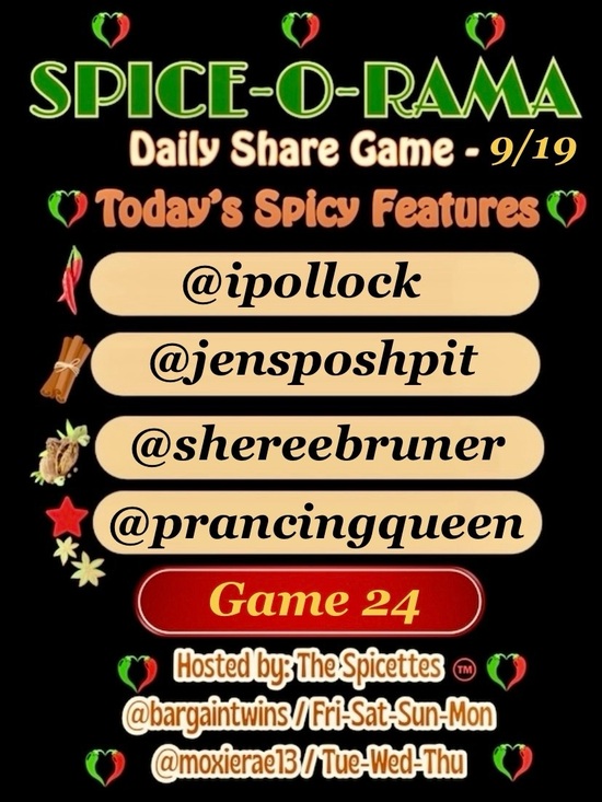 SPICE~O~RAMA! Other - SATURDAY’S UP!
THE FORECAST CALLS 4 SPICE!
IT’S ANOTHER HOT ONE TODAY!
SMOKIN’!